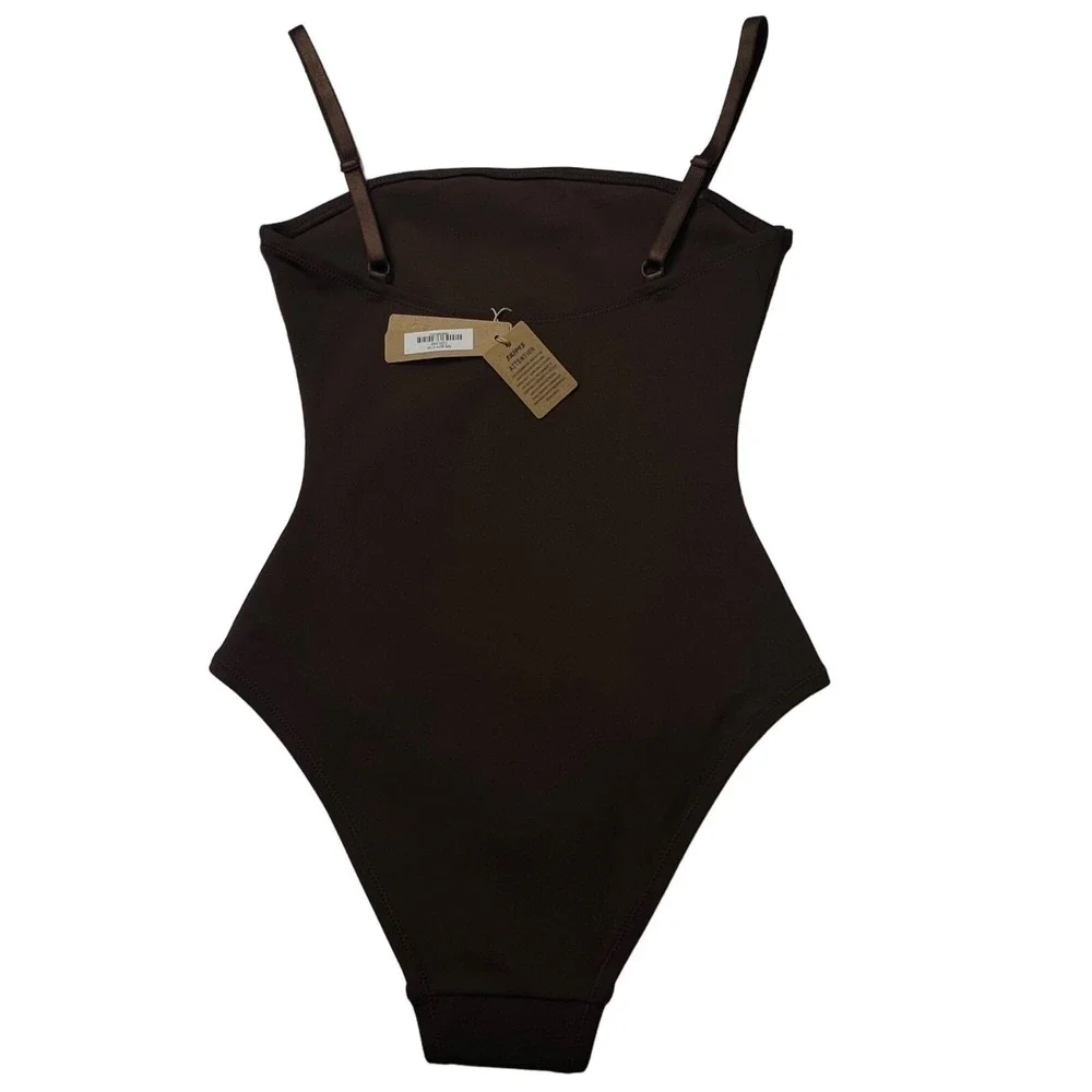 SKIMS Shaping Swim Cami‎ One Piece Cocoa XXS